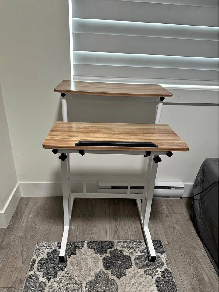 Mobile Standing Desk – Height Adjustable & Rolling