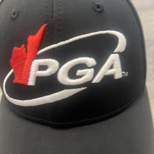 PGA New Era Black White Red Baseball Cap One Size - photo 2