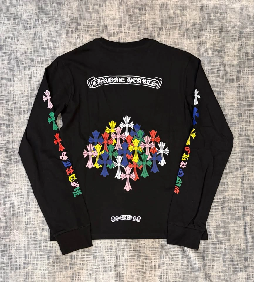 Chrome hearts black multi color long sleeve - photo 2