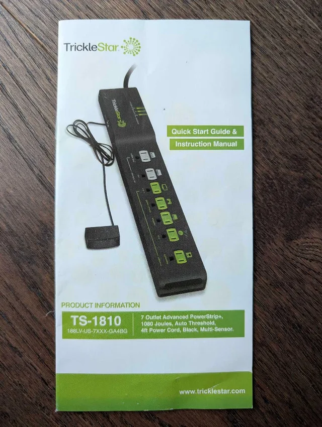 TrickleStar Power Strip TS-1810 thumbnail