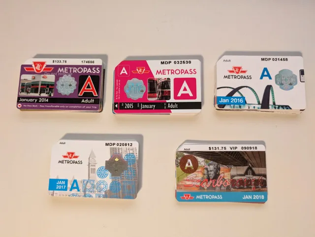 TTC Metro Cards (2014-2018) thumbnail