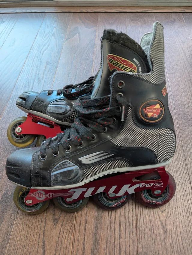 Bauer Vapor T4 Hockey Roller Skates (Size 10) thumbnail