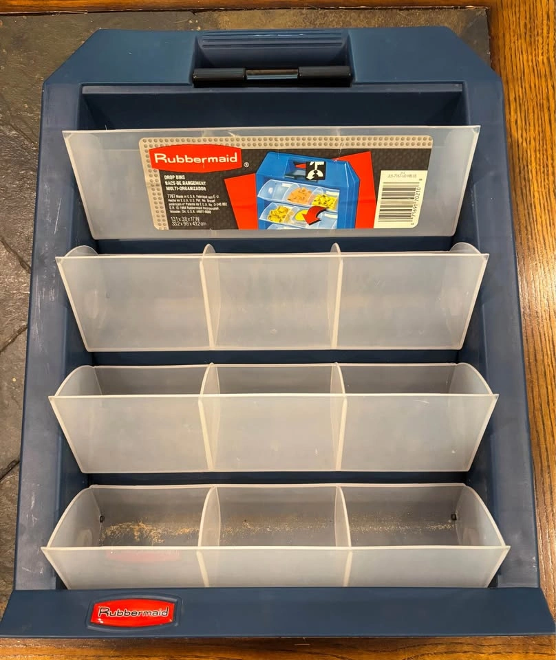 Vintage 1994 Rubbermaid Multi-Organizer Drop Bins (Model 7767) - photo 2