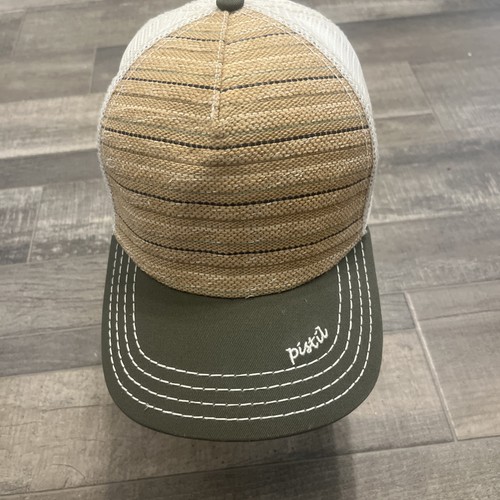 Pistil Cream Green White Adjustable Trucker Cap