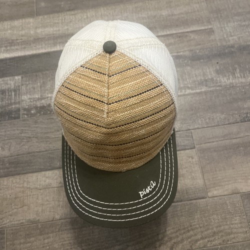 Pistil Cream Green White Adjustable Trucker Cap - photo 3