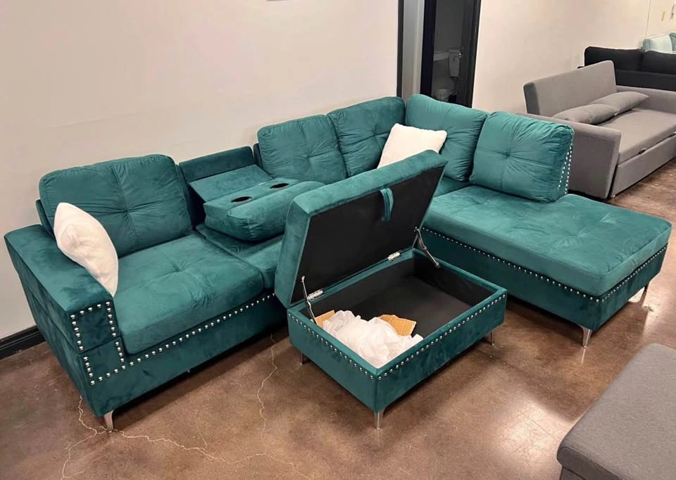 Sectional for sale - Velvet Reversible - photo 2