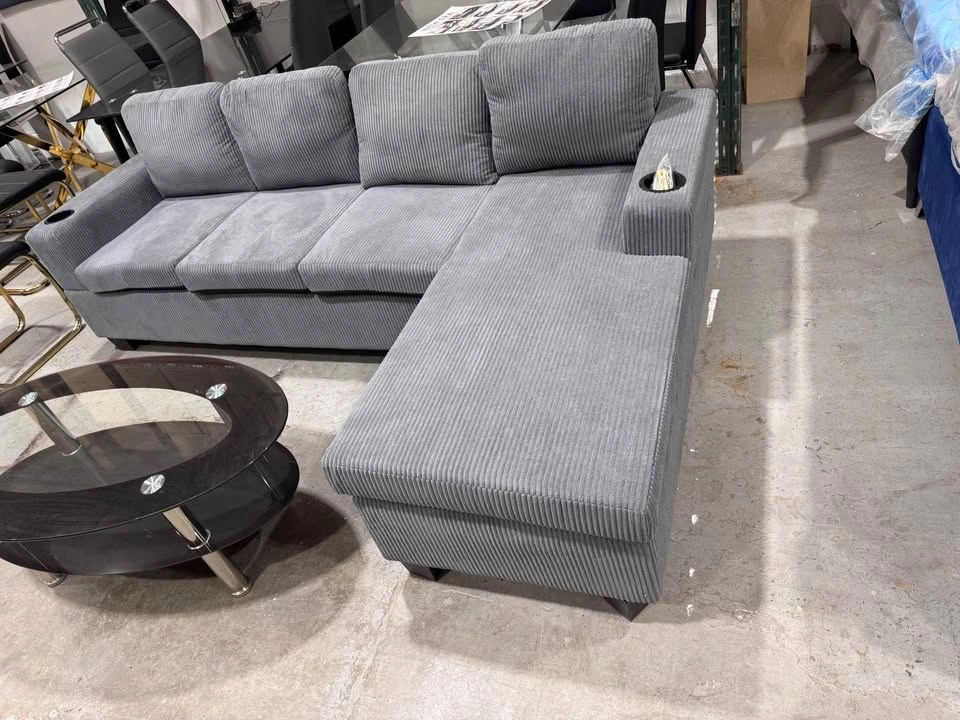 Reversible Sectional (Corduroy) - photo 4