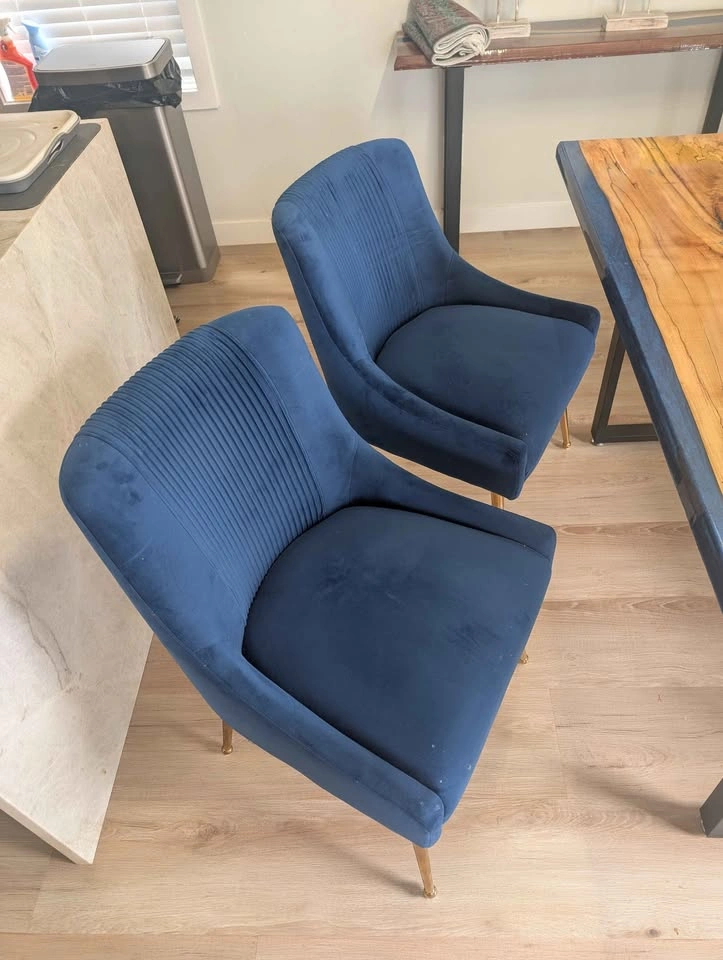 Everly Quinn Upholstered Side Chairs - Set of 2