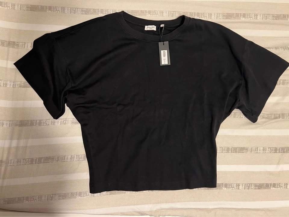 Aritzia InterLock Cotton Barclay T-Shirt, Size L - photo 2