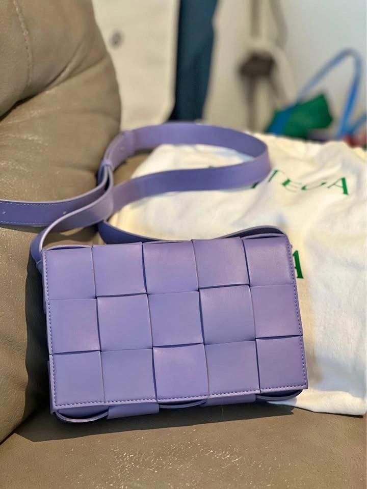 Bottega Veneta Cassette Bag Purple