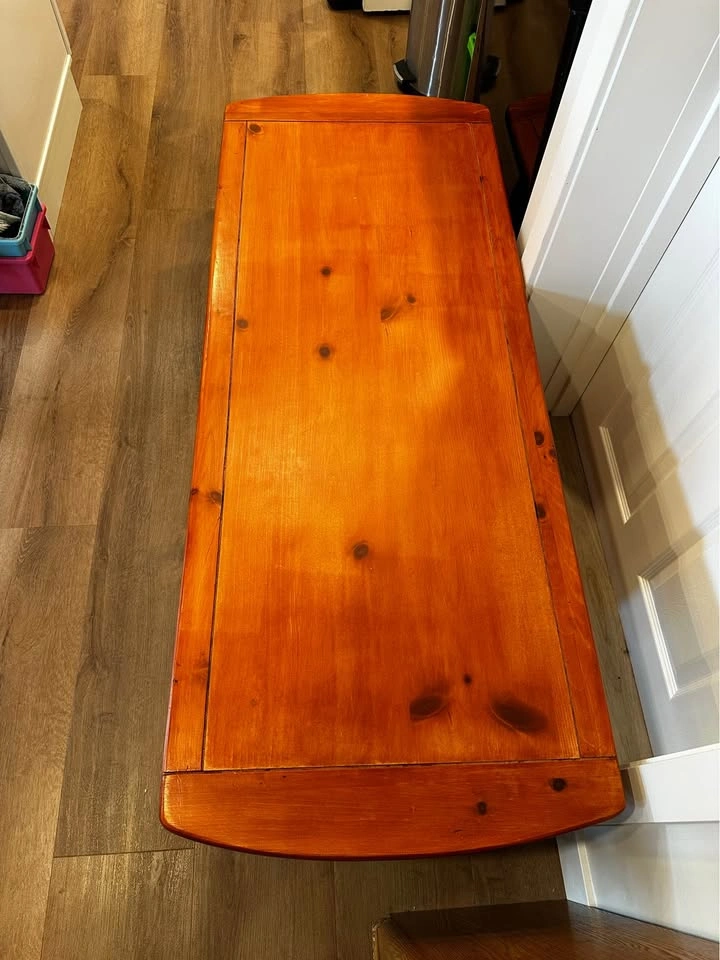 Rustic Coffee Table with Storage Cabinet - photo 2