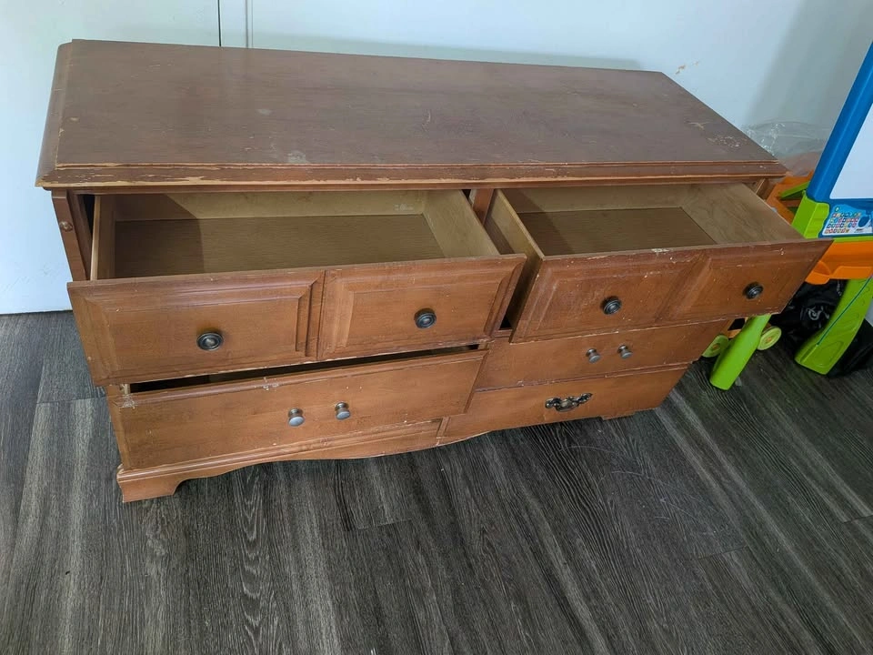 Solid Wood 6-Drawer Dresser / Credenza – Great Storage / DIY Pro - photo 2