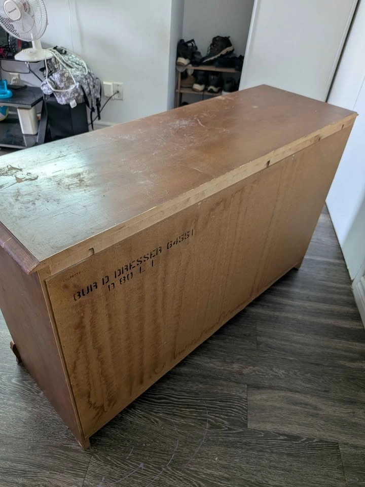 Solid Wood 6-Drawer Dresser / Credenza – Great Storage / DIY Pro - photo 4