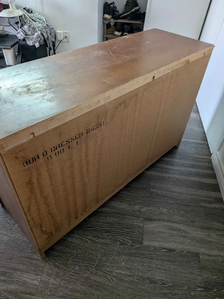 Solid Wood 6-Drawer Dresser / Credenza – Great Storage / DIY Pro - photo 5