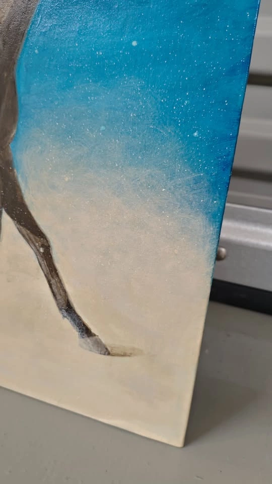 Horse acrylic painting - photo 2