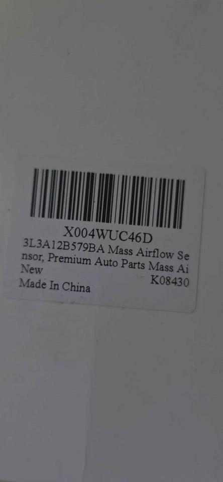 Premium Auto Parts 3L3A12B579BA Mass Airflow Sensor - photo 2