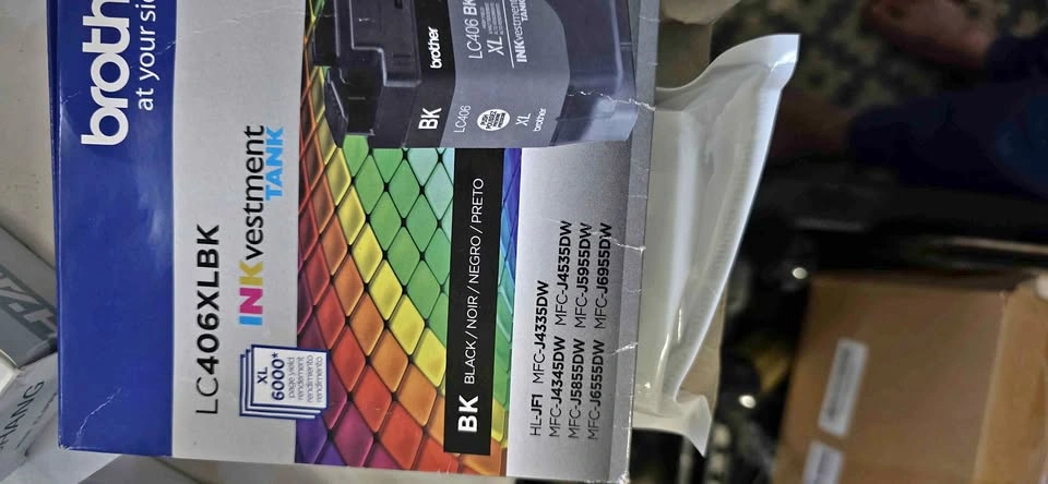 Brother LC406XLBK and Smart Ink 952XL Black Ink Cartridges