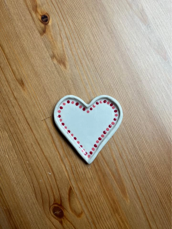 Handmade Ceramic Heart Dish - photo 2