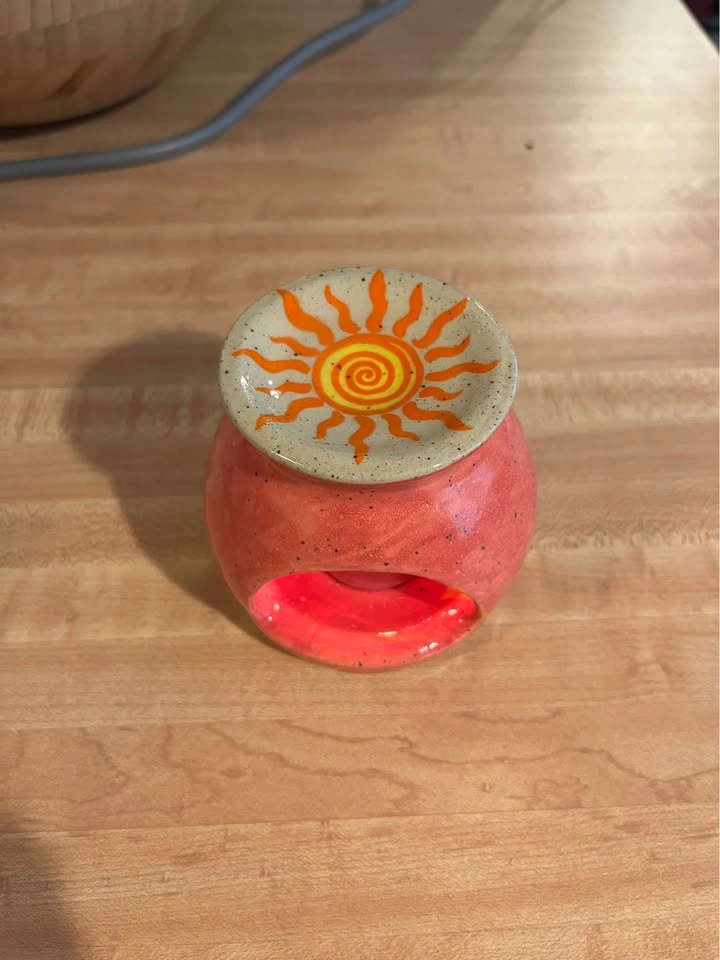 Handmade Ceramic Wax Warmer/Tealight Holder - photo 2
