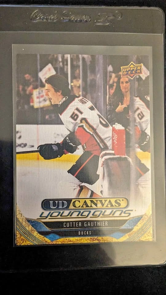 UD 2024-25 YOUNG GUNS CUTTER GAUTHIER #C95 CANVAS ROOKIE
