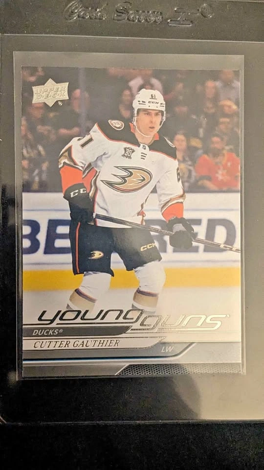 Cutter Gauthier Young Guns 2024 Upper Deck Rookie Card Ducks