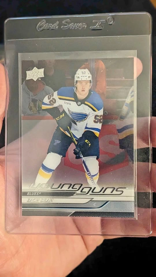 2024-25 Upper Deck Series One Young Guns Clear Cut #213 Zach Dea
