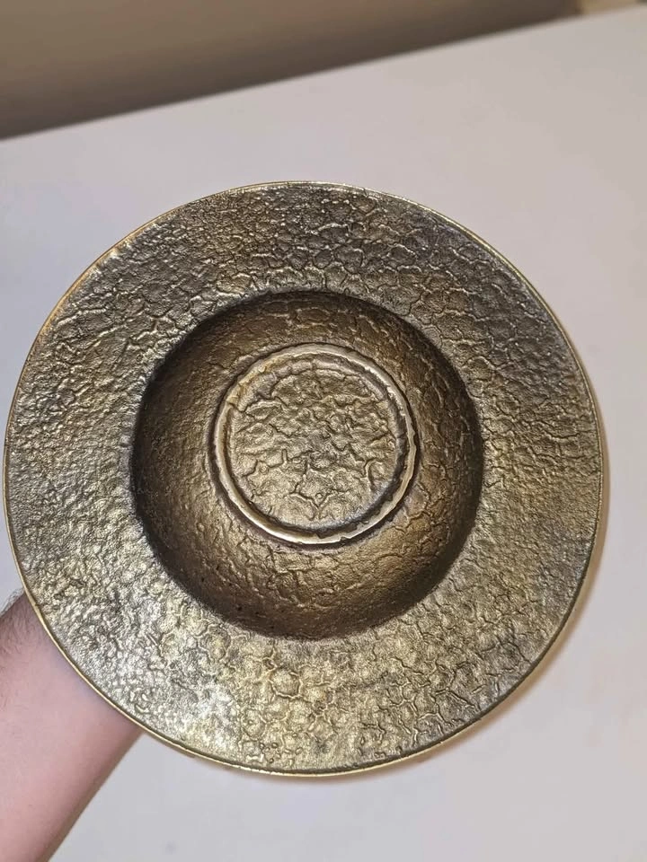 Circa 1940s Nordisk Malm Zodiac Solid Bronze Bowl (Denmark) - photo 3