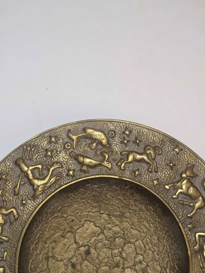 Circa 1940s Nordisk Malm Zodiac Solid Bronze Bowl (Denmark) - photo 5