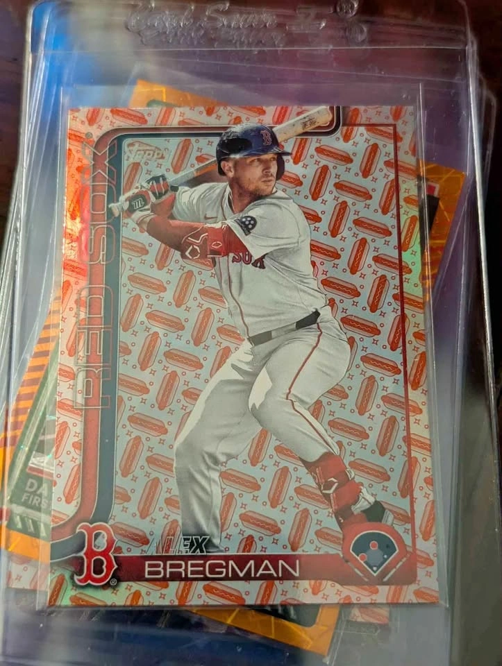 Alex bregman 2025 Topps Series 2 Hot Dog Foil /99 RED SOX #583