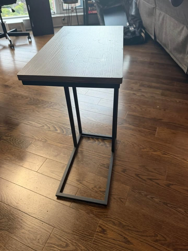 C-Shape Sofa End Table for Couch - photo 5
