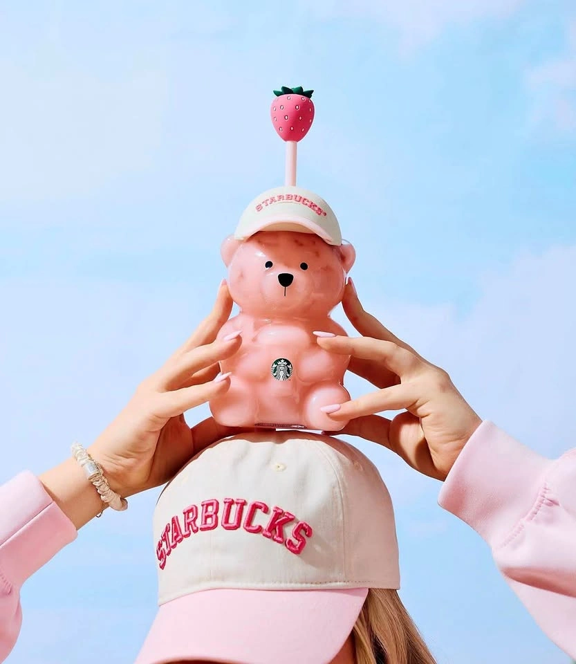 Pink Starbucks Bearista Cup
