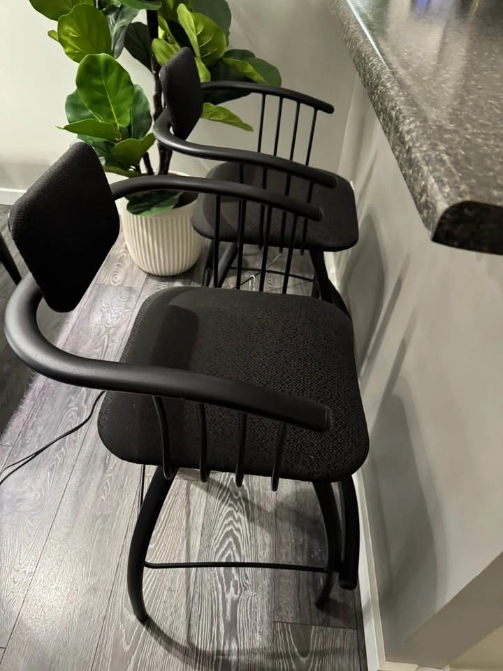 2 pcs Metal Bar Stool - photo 2