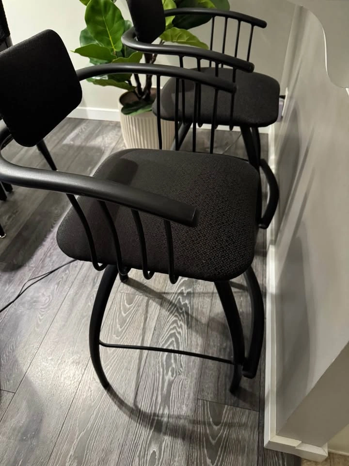 2 pcs Metal Bar Stool - photo 3