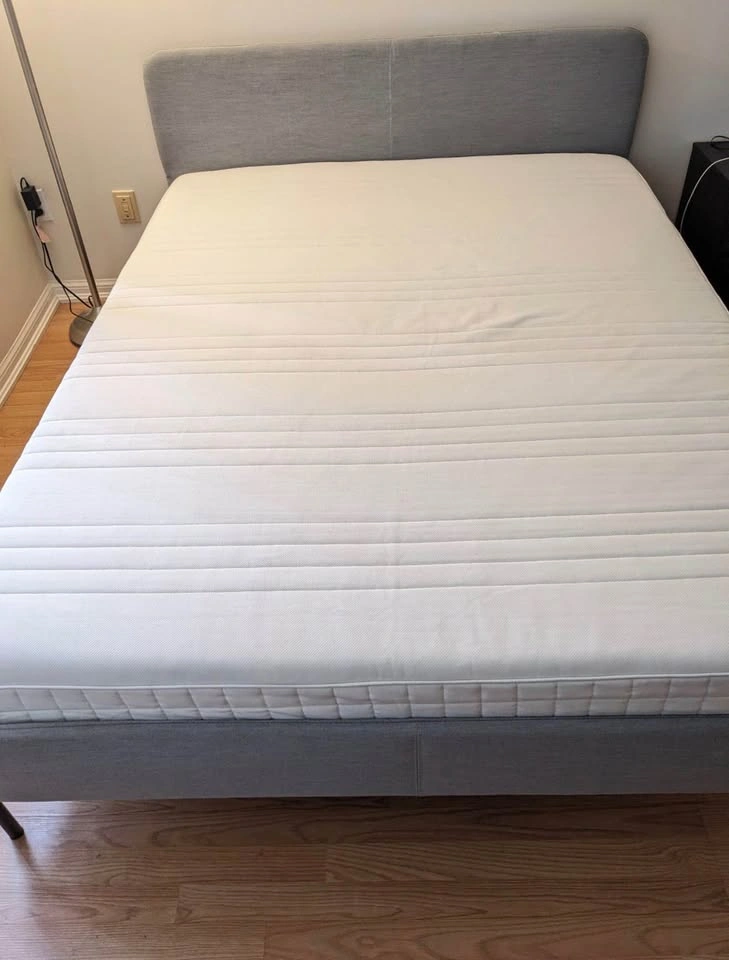 IKEA QUEEN BED FRAME AND IKEA QUEEN MATRESS - photo 3