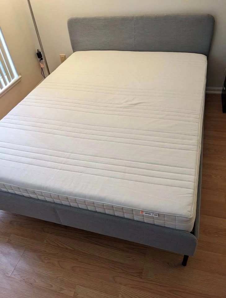 IKEA QUEEN BED FRAME AND IKEA QUEEN MATRESS - photo 4