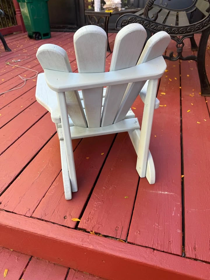 Kids Wooden Adirondack Chair - photo 4