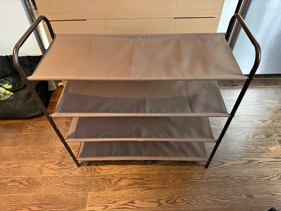 4-Tier Fabric Shoe Rack (Price negotiable)