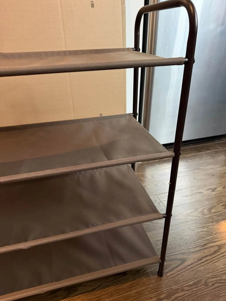 4-Tier Fabric Shoe Rack (Price negotiable) - photo 3