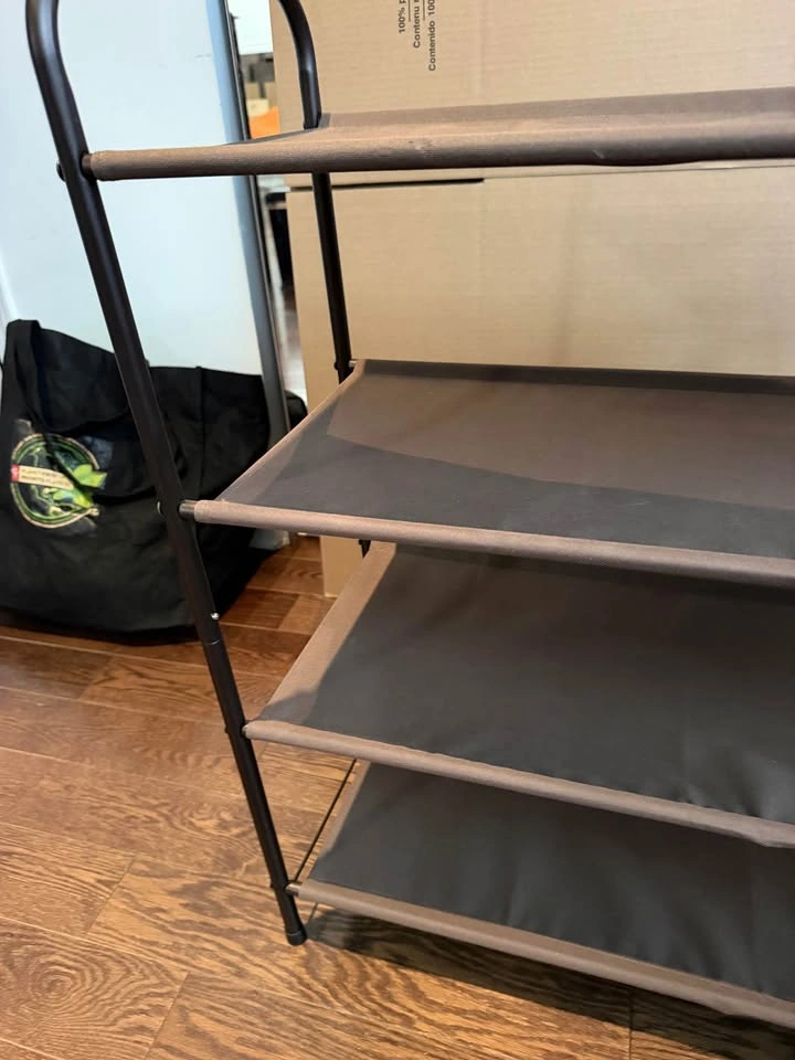4-Tier Fabric Shoe Rack (Price negotiable) - photo 4