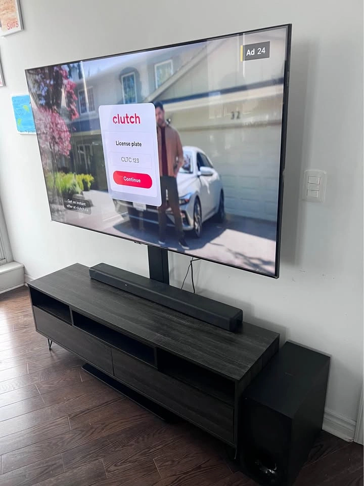 Modern Dark Grey TV Stand/Unit (Price negotiable) - photo 2