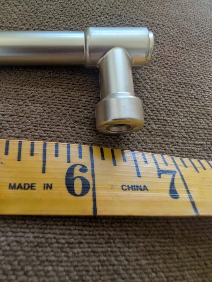 10 New brushed brass cabinet pulls (20 total available) - photo 4
