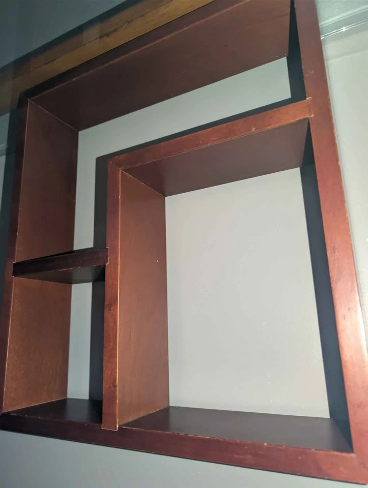 Vintage floating shadow box shelf - photo 2