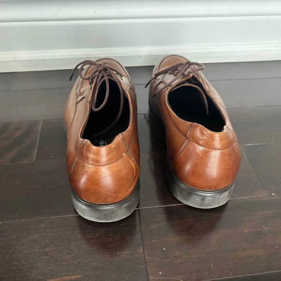 Men’s Brown Leather Dress Shoes - photo 4