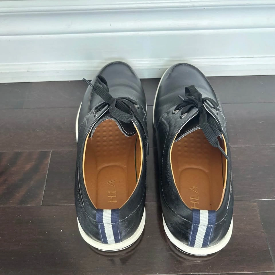 Black Leather Casual Shoes - photo 5