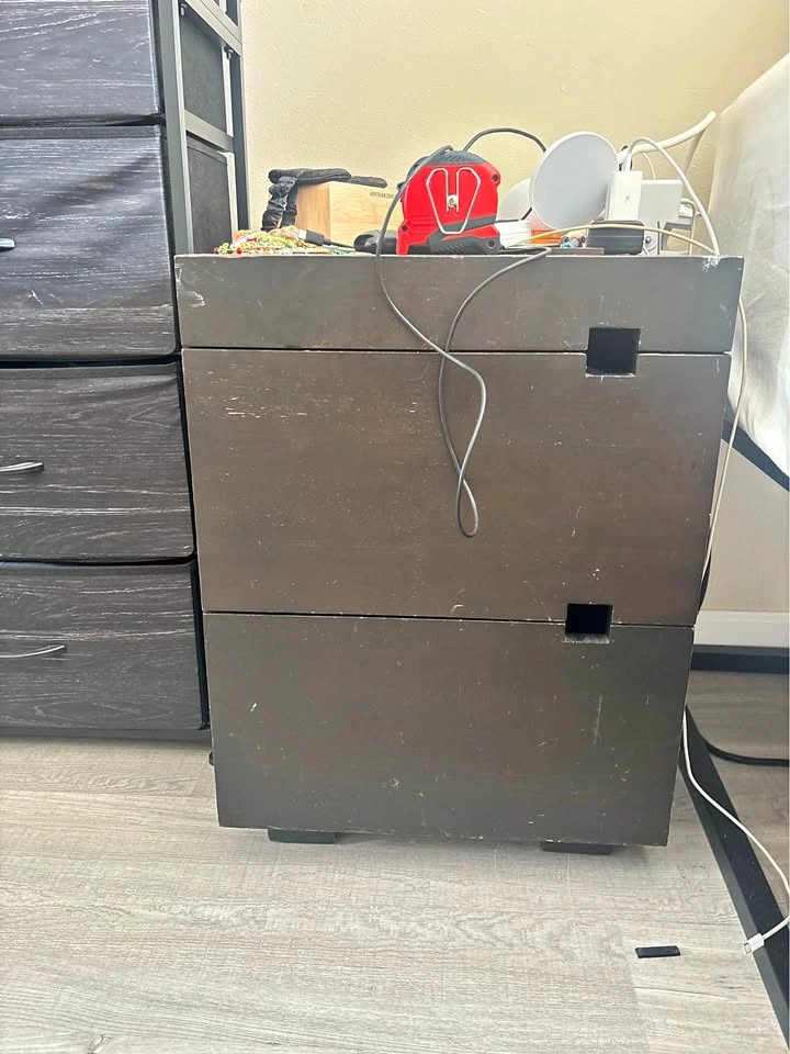 Two drawer nightstand