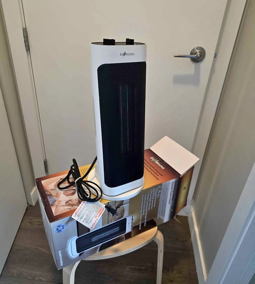 Ecohouzng 1500W Ceramic Tower Heater – Like New, Original Box