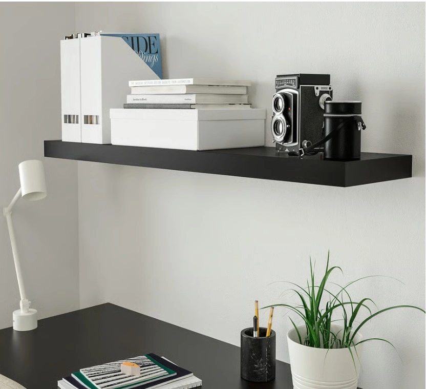 LACK Wall shelf, black-brown, 110x26 cm - photo 4