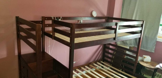 Bunk Bed with Stairs and Drawers - photo 3