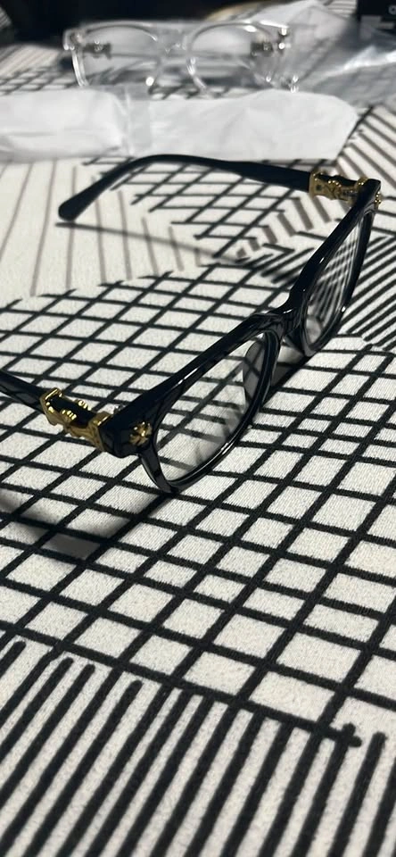 Chrome Hearts Black and Gold Eyeglasses - photo 2