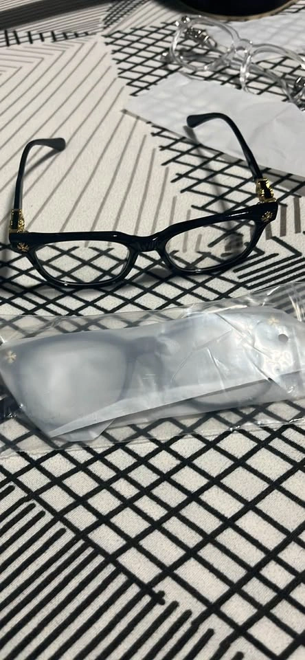 Chrome Hearts Black and Gold Eyeglasses - photo 3